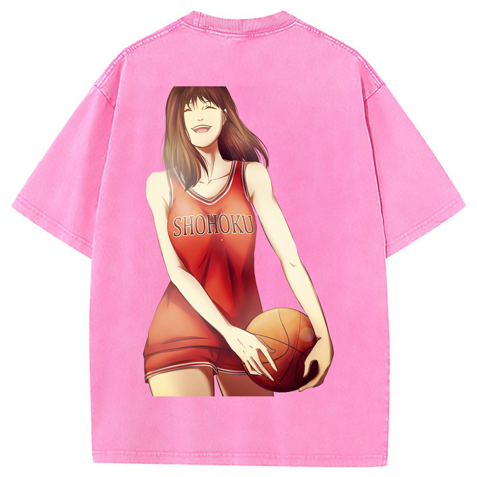 （画像用） SLAM DUNK／スラムダンク 綿100% ヴィンテージ風 半袖Tシャツ（背面プリント）